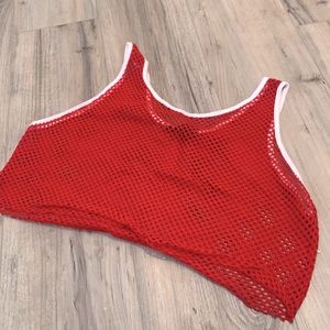 fish net crop top